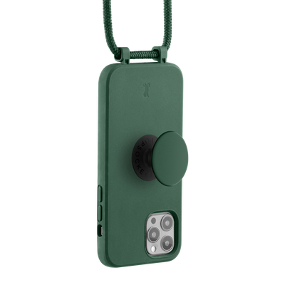 Secondary image for hover Just Elegance Case + PopSockets Popgrip Forest Green