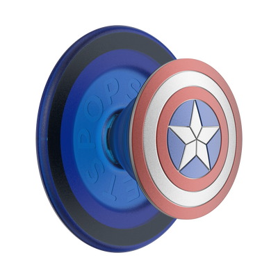 Marvel — Enamel Captain America PopGrip for MagSafe - Round
