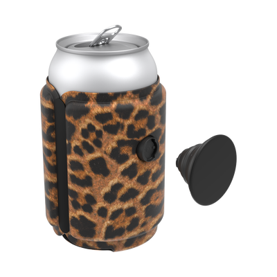 Secondary image for hover PopThirst Can Holder Leopard Prowl