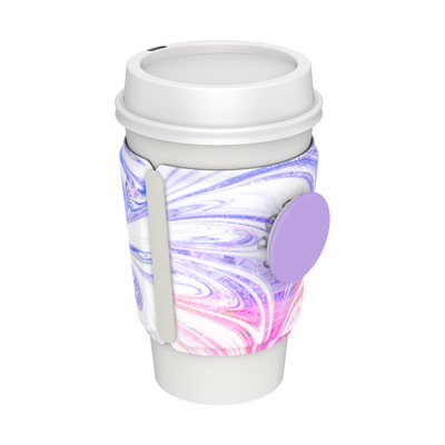 Secondary image for hover PopThirst Cup Sleeve Sunset Swirls