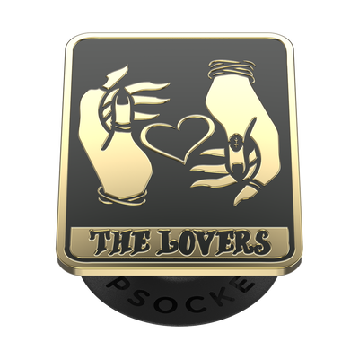 Secondary image for hover Enamel Tarot Card The Lovers