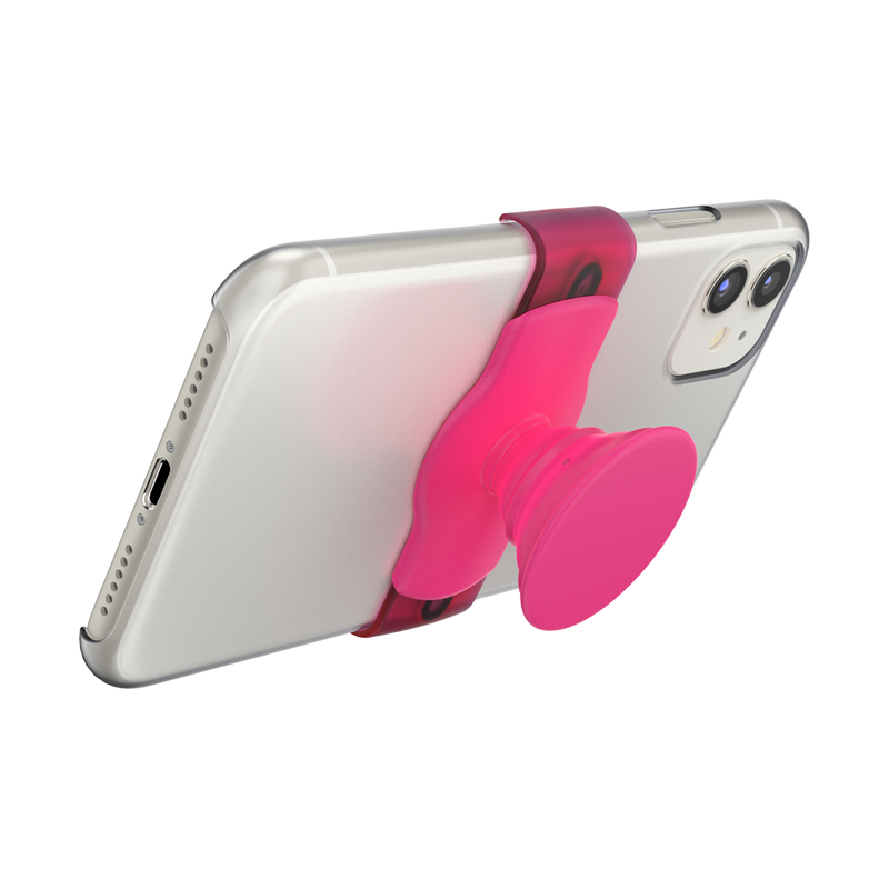 PopGrip Slide Stretch Neon Pink with Rounded Edges image number 8