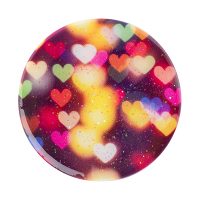 Secondary image for hover Glitter Bokeh Hearts